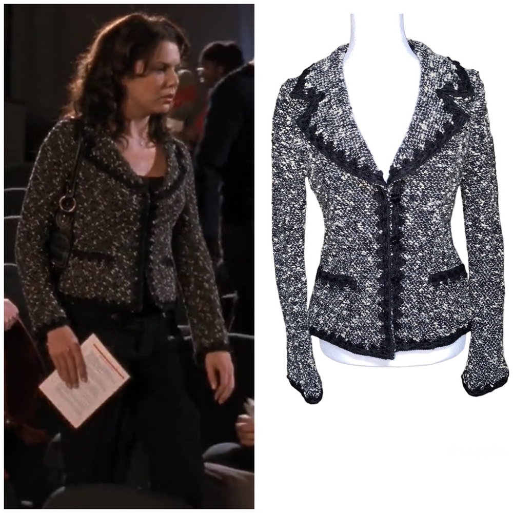 RARE Vintage Wool blend Tweed Jacket aso Lorelai Gilmore in Gilmore Girls